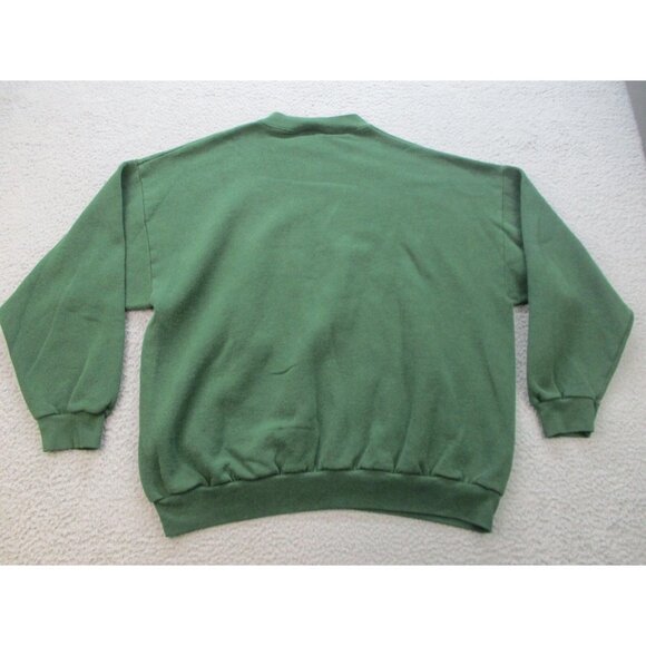 Vintage Ohio Sweatshirt Men Extra Large Green Tultex Sweater Jumper - Picture 7 of 8